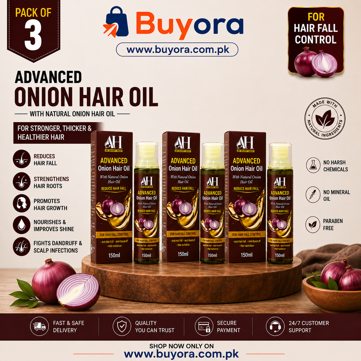 Advanced Onion Hair Oil