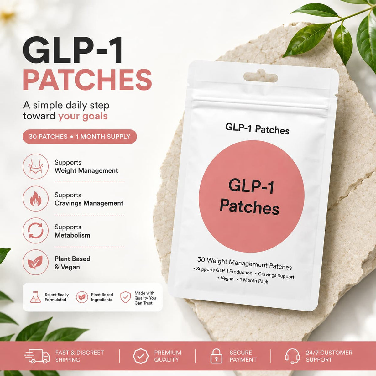 Berberine Patches – 30 Patches | Appetite & Craving Support