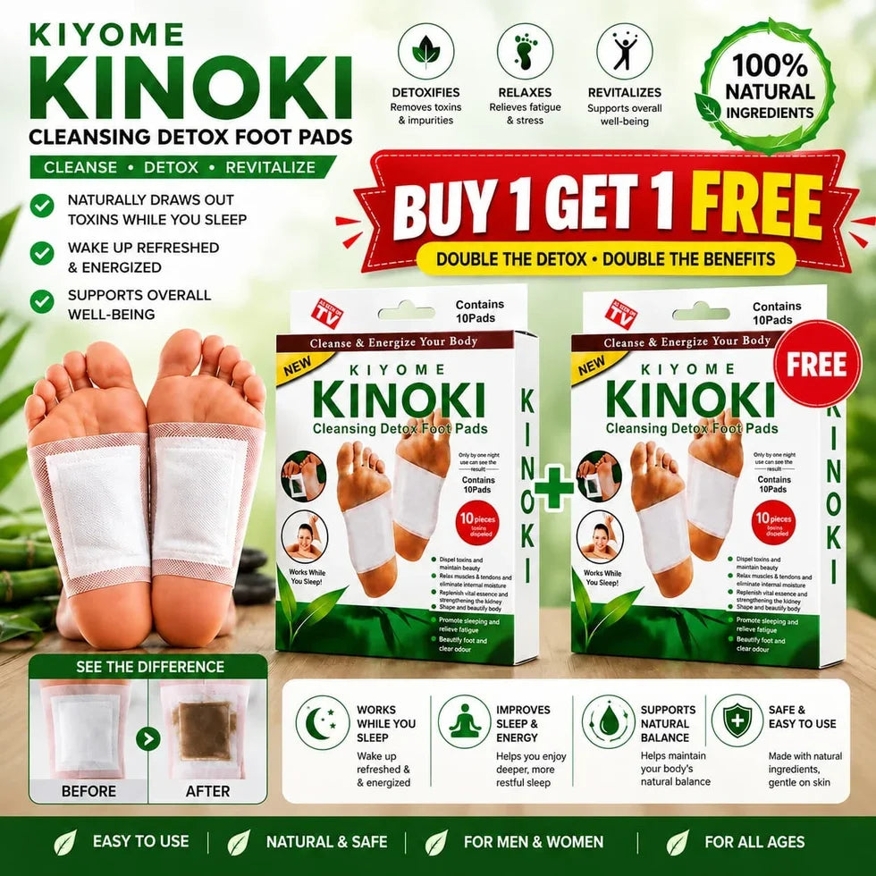 Kinoki Detox Foot Pads – 10 Pads per Pack
