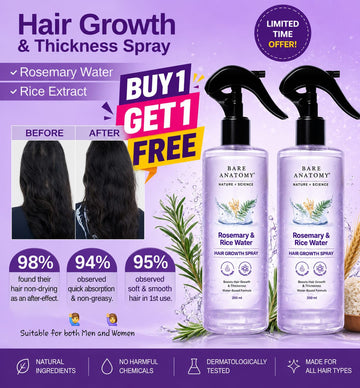 Rosemary & Rice Water Hair Spray – Natural Hair Growth & Thickness
