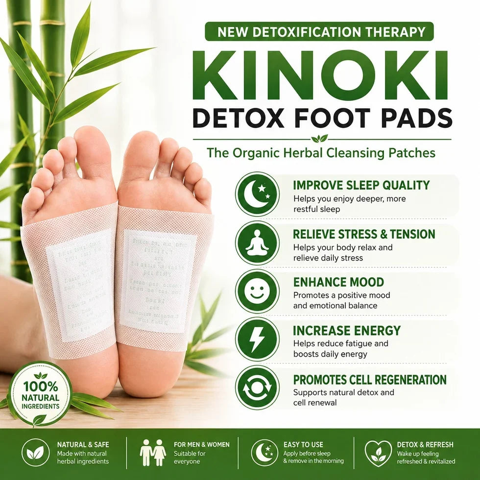 Kinoki Detox Foot Pads – 10 Pads per Pack